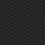 Black honeycomb textured rubber mat.