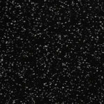 Black rubber gym flooring with white flecks