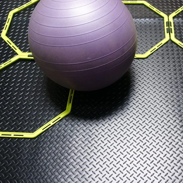 Diamond-Plate Rubber Flooring