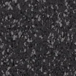 High-density grey speckled rubber gym tile